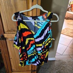 Bold Elements Multicolor Striped Blouse